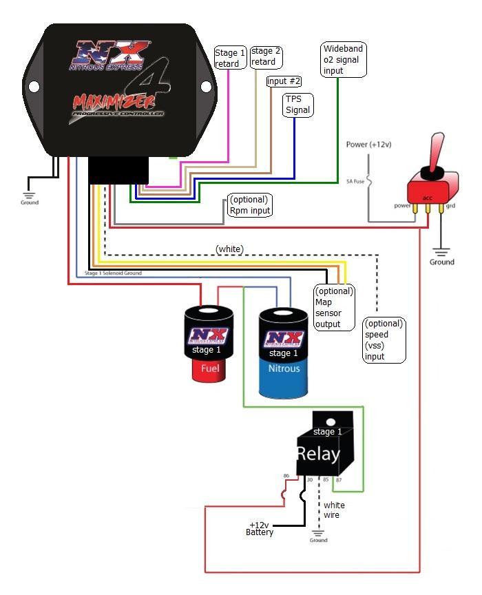 Single Stage Wiring WITH Wide-Band o2 AFR Correction: 3. PC Software Installation DO NOT connect the controller to your PC until you have installed the software.