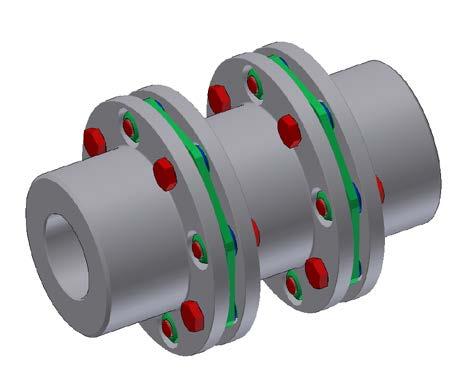 Spacer Coupling GP Series - orm-lex Double lex Spacer kw / 100 (RPM) Torque Rating Max Continuous Peak Overload AGMA 8 Max Speed (RPM) ABS.