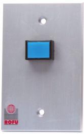 ROFU 9200 Key Switches (SPDT) w/o cylinder Specify US28 or US40 All cover plates are 1/4 thick aluminum and