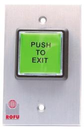 recognized Components Standard Plate (Standard Electrical Box Size) = 3 x 4 3/4 9300 1 Blue Button, Momentary