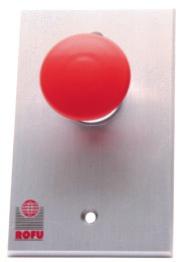 ROFU 9400 Series 1 1/2 Mushroom Buttons (Red) Specify US28 or US40 All