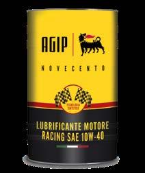 ENGINE OILS RACING AGIP NOVECENTO RACING 10W-40 Engine lubricant developed for high performance classic cars engaged 10W-40 in sport events on the road and on track.