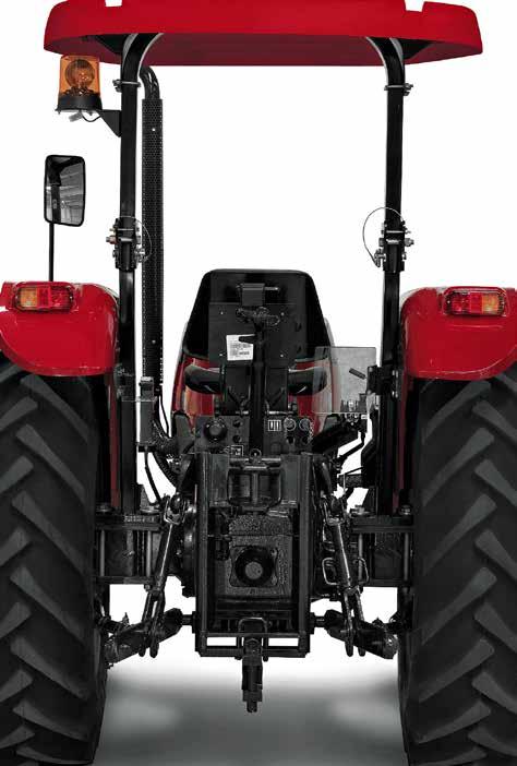 4WD FRONT AXLE. Conceived for maximum strength and load carrying capacity, the single-piece 4WD front axle features a co-axial design for high ground clearance.