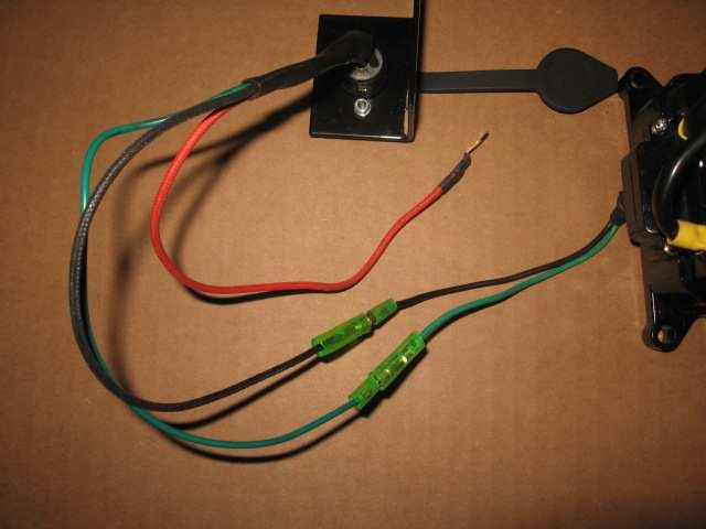 red wire from the plug goes to the (B+) terminal on the ISM or a positive ignition point Plug in hand held