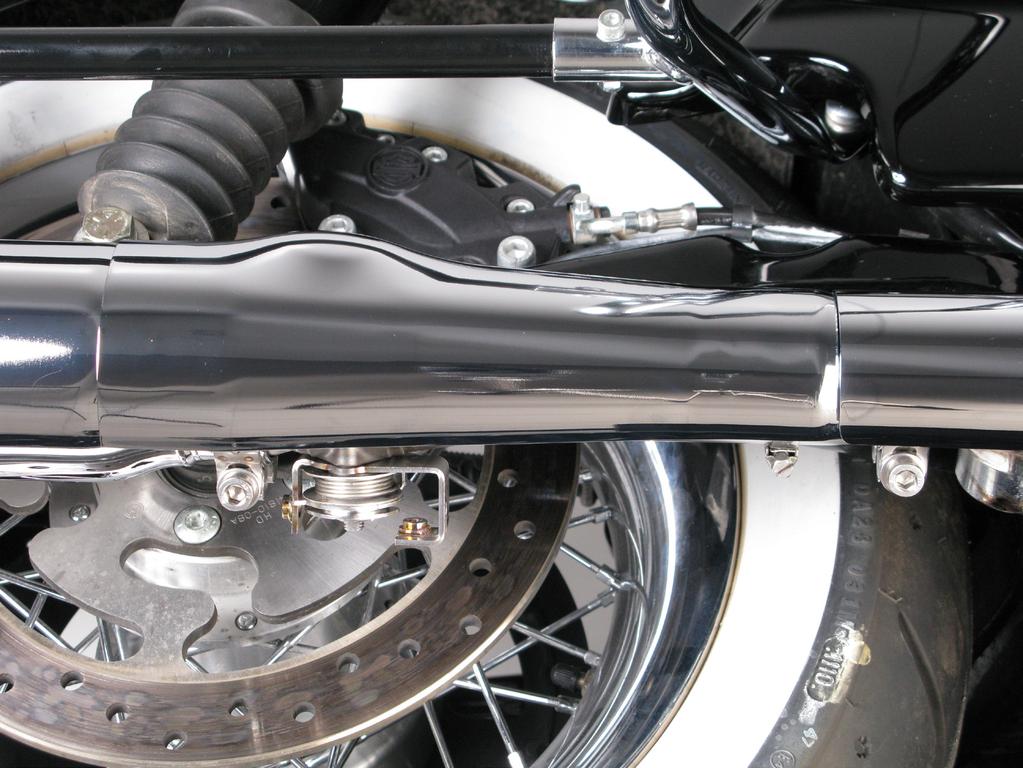 Install the assembled mufflers back onto the