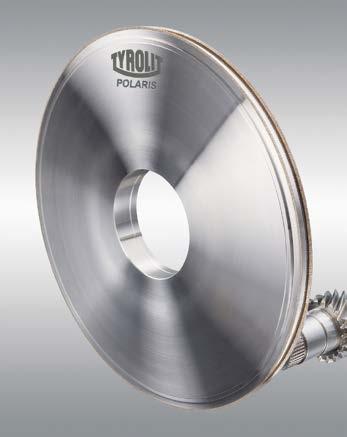 ROUGH GRINDING WITH ELECTROPLATED CBN GRINDING WHEELS With the POLARIS product electroplated CBN grinding wheels by TYROLIT it is possible to increase the diamond concentration on the main wear zones