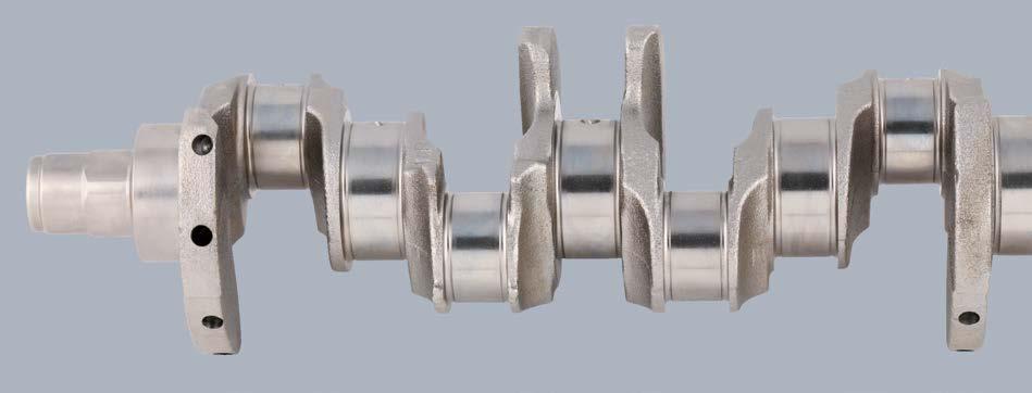 MAIN BEARING WITH VITRIFIED ALUMINIUM OXIDE WHEEL SET, PIN BEARING GRINDING WITH VITRIFIED CBN WHEELS Vitrified aluminium oxide grinding wheels are used in a set to grind the crankshaft main bearing.