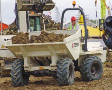 SITE DUMPERS SITE DUMPERS Maximum Engine Steering Transmission Water Struck Heaped payload HP (kw) @ RPM type type level level Straight Tip 2-Wheel Drive PT200 1.