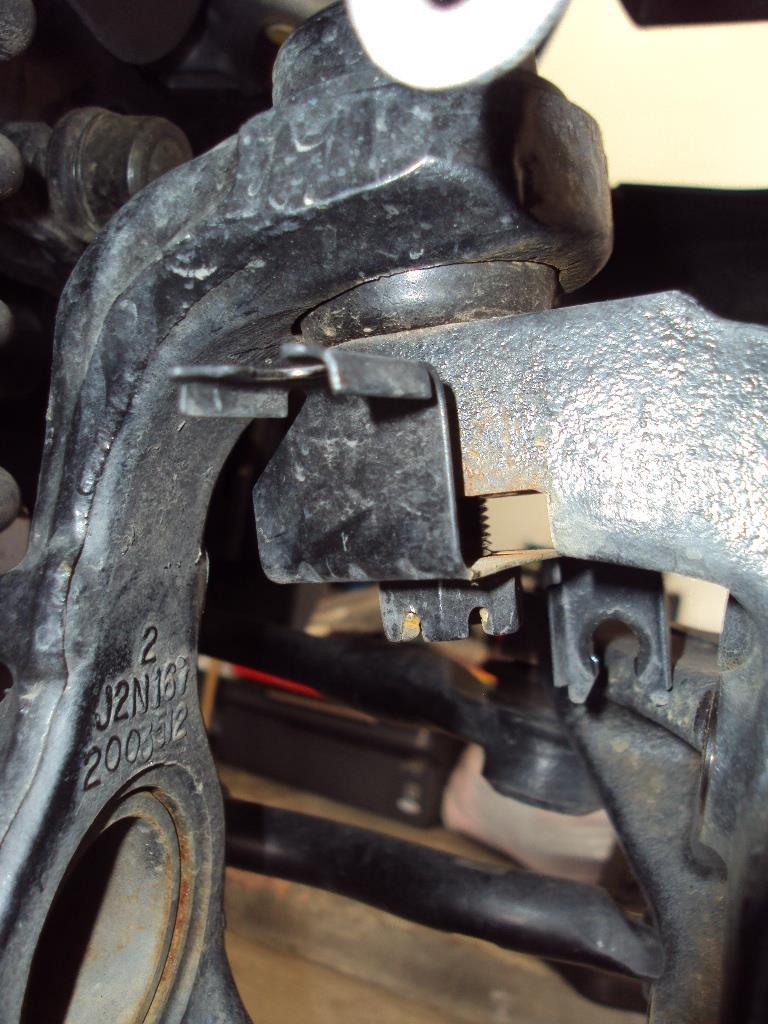 If one or both are missing, check inside the axle tube.