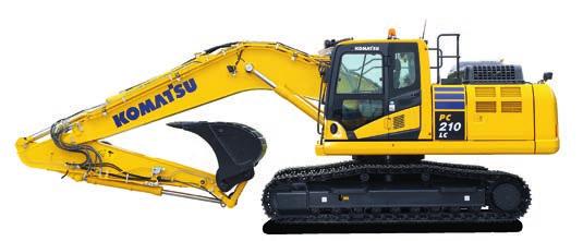 management Improved hydraulic efficiency Safety First Komatsu SpaceCab Improved camera system