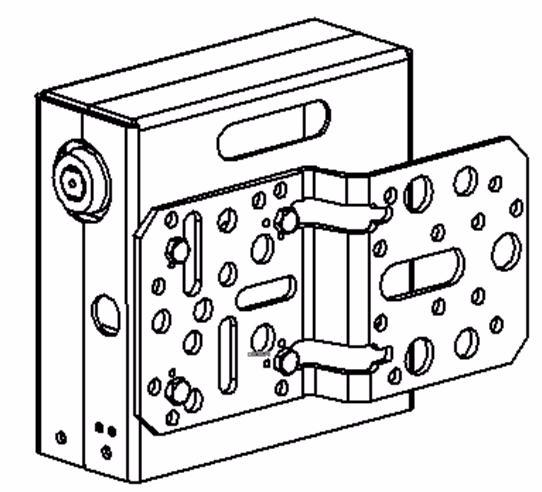 Steering Valve Bracket Installation Figure 3-9 S Bracket Installation Figure 3-10 Bracket Installation on Square Frame Note: Use the two