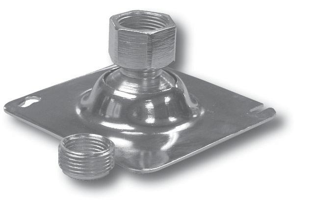 Features and Benefits: Suitable for use with 1 /2" or 3 /4" fixture conduit stems these hangers allow the conduit stem of the fixture (luminaire) to swing in any