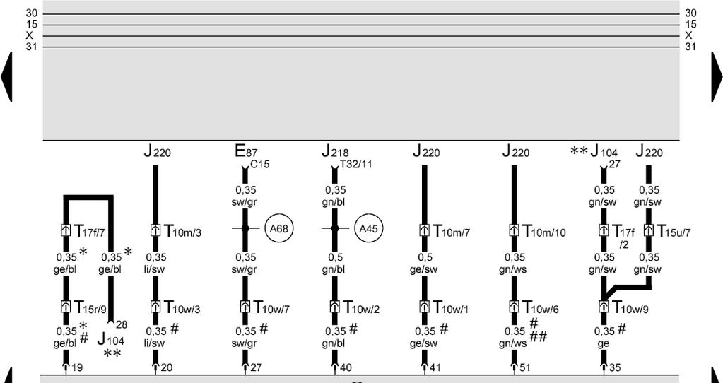 Page 5 of 8 Audi A6 Current Flow Diagram No.