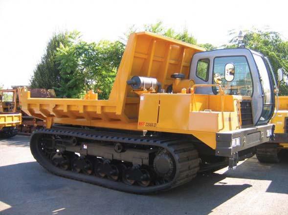 Tracked 10 tonne Dumper Morooka MST2200VD These machines are ideal for working in construction, environmentally sensitive, agricultural and recreational areas.