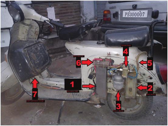 A Study on the Effect on Fuel Economy of a Two Wheeler by on Board Hydrogen Generation the throttle sleeve to provide hydrogen inlet. The fuel supply is restricted by using modified jets.
