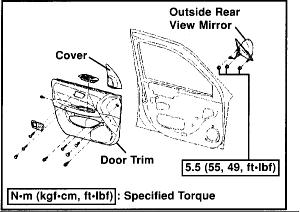 1998 Toyota Camry CE Sedan L4-2164cc 2.2L DOHC MFI - Mirrors - Wind Noise from the... Page 3 of 4 Examples of improperly installed assemblies are shown below: 3.