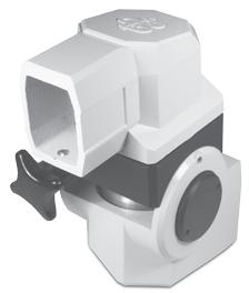 Light-Duty Suspension System CS-2000 SL 45 / Article Panel elbow coupling Panel tilt/turn elbow coupling W Article number (colour) 1015233000 RAL 7035 light grey 1015348000 RAL 7016 anthracite grey