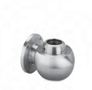 Stainless Steel Suspension System CS-480 NR Wall coupling S 1013051000 Wall bracket S 1013051100 Rotary base socket, external mounting