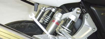AKRAPOVIC EXHAUST SYSTEM. THE EXHAUST SYSTEM CAN BE EXTREMELY HOT.