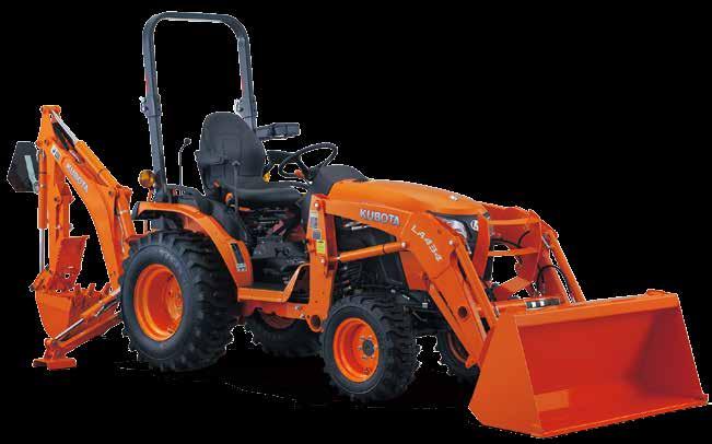 Kubota s new B-01 Series compact tractors are operator friendly, and