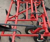 Transport Wheelbase - the wheelbase increases when the machine is in transport to provide better stability which is especially important if equipped with mounted
