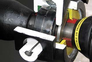 The 410 WSS bearing uses a bolt-on cast housing that allows self-alignment which minimizes wear.