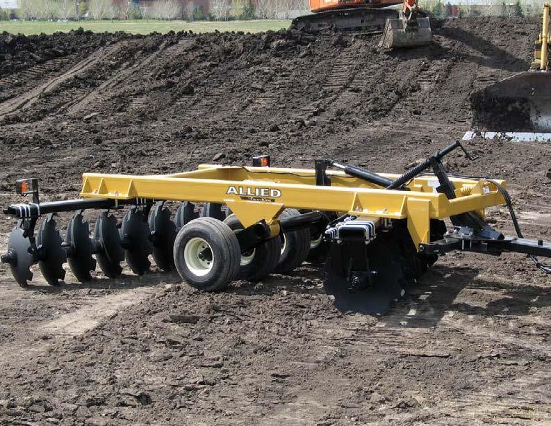 OFFSET DISC 9 Offset Disc - Model 8550 PRODUCT OVERVIEW For the most demanding operations in construction, agriculture and the mining industry Weight class - 1050 lb/ft (1563 kg/m) Working widths - 9.