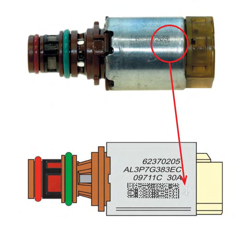HYDRAULIC VALVE BODY CHANGES (Cont d) SOLENOID REPLACEMENT INFO These solenoids are not universally replaceable.