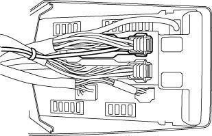 10. WIRING HARNESS INSTALLATION ACCESSORY JUMPER HARNESS INSTALLATION Fig 26 USM module 6) Unlock pawl on lever and disengage connector by pushing down front tab and pulling in the (up) direction as