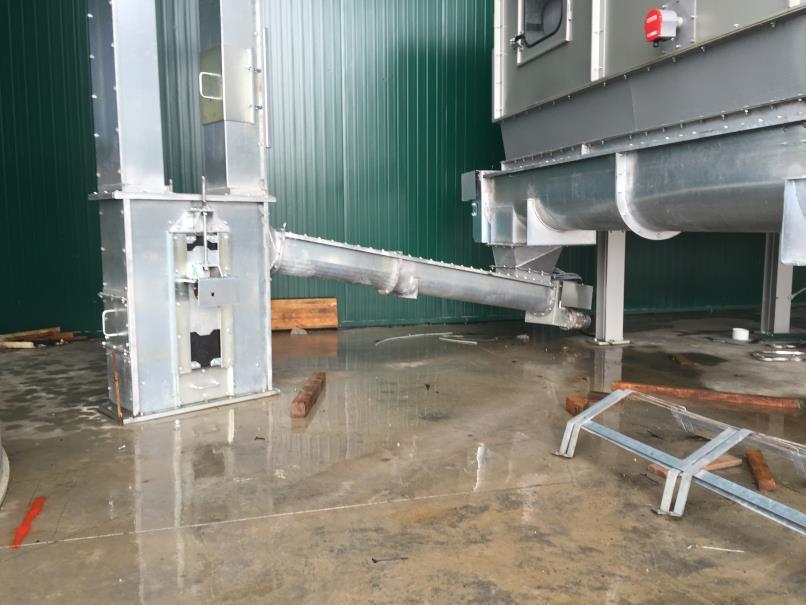 Material: Hydrated Lime. Capacity: 7 tons per hour. Geohellas SA. Trough Screw conveyors 250x1300 mm (2 Pieces), 250x2150 mm. Material: Atapoulgite. Capacity: 8 tons per hour. Geohellas SA. Trough Double Screw Feeder Conveyor 2x300x1250 mm.
