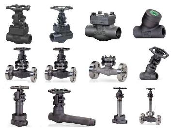 - Gate valve, Globe valve, Check valve, etc.