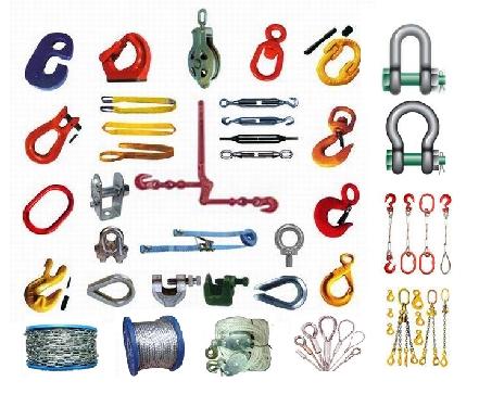 Animal chain, Load binder, Chain hook, Swivel for chain, Binding chain with hook;