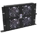 Fans Two and four unit fan kits install into the roof or bottom plinth. The two unit fan kit can also be fitted into the equipment rails. All fans are supplied with 2m flex and 10A SAA plug.