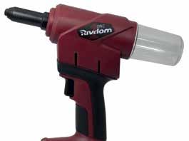 11 RIVDOM ONE A battery-powered setting tool for blind rivets A constant in independent blind rivet handling Get to know Rivdom and get excited!
