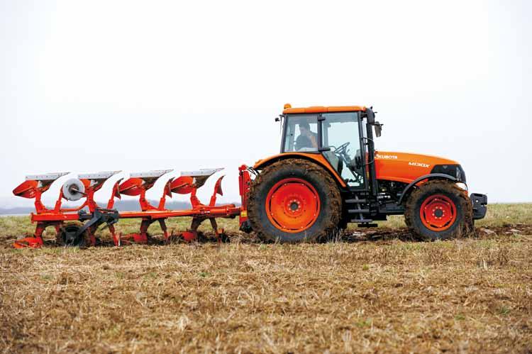 With Kubota the daily maintenance is simple and fast.