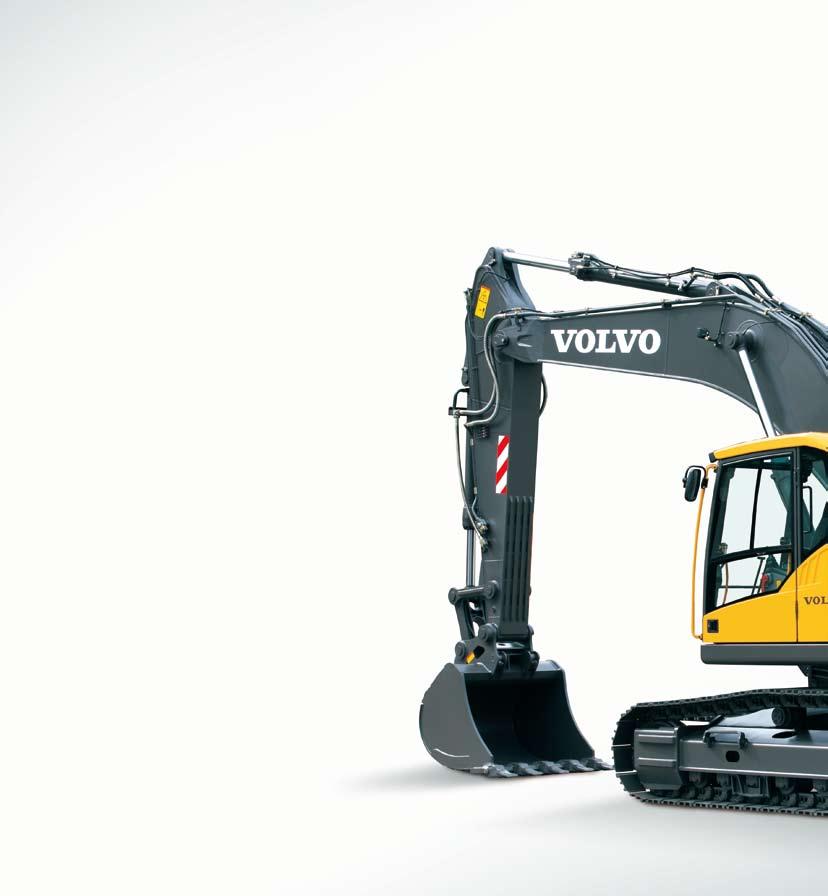 TAKE A TOUR. EXPERIENCE THE EC290C. More safety The new-design Volvo Care Cab, with operator protective structure provides security.