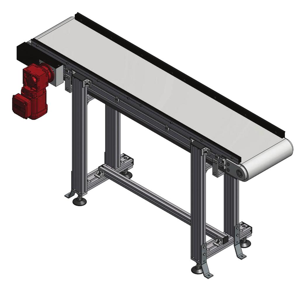 3 CONVEYOR DESCRIPTION (CONT.) 3.2 Conveyor Components Technical Documentation The has many typical conveyor components. Below is a description of the basic parts and options for the conveyor.