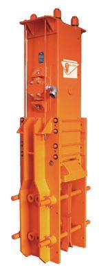 Leg pile guide for max 450 mm New adjustable pile guide : New model adjustable from 100 to 510 mm Rectangular