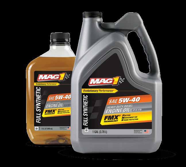 FULL SYNTHETIC MAG 1 Full Heavy Duty Diesel Engine Oil is designed to provide the highest levels of protection and performance from our most advanced technology and formulations.