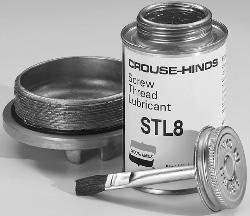 STL thread lubricant is lithium based, antigalling and: is especially effective between parts made of dissimilar metals is effective and stable from 20 F to +00 F maintains grounding continuity;