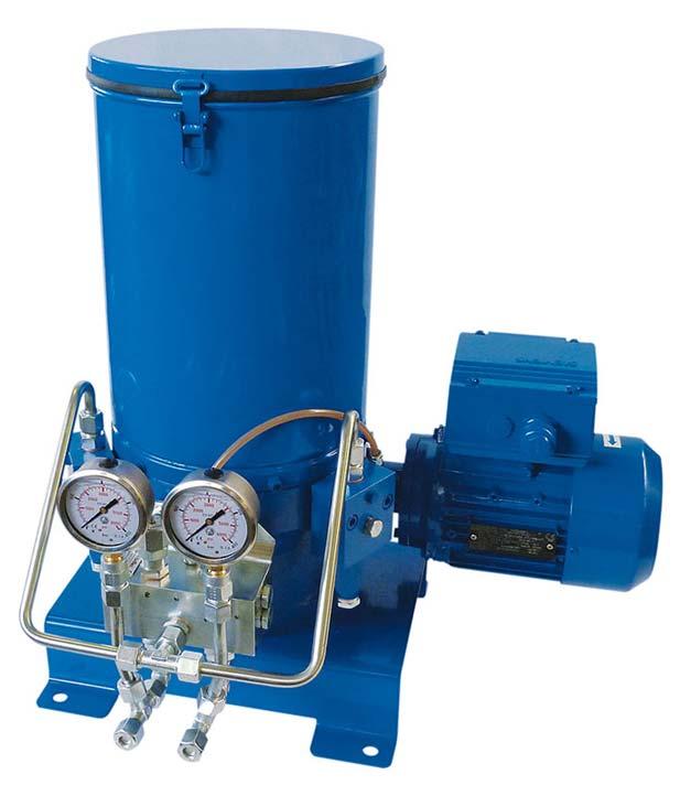 LUBRICATION PUMP UCD Product description UCD lubrication pumps are used as a source of pressure lubricant for dualline lubricating systems equipped with dualline distributors for permanent, regular