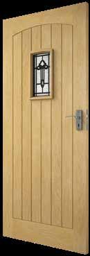 Croft solid triple glazed Croft solid double glazed 4 light Croft triple glazed door includes a single 20mm triple glazed unit, incorporating a lead and bevel design, toughened in accordance with