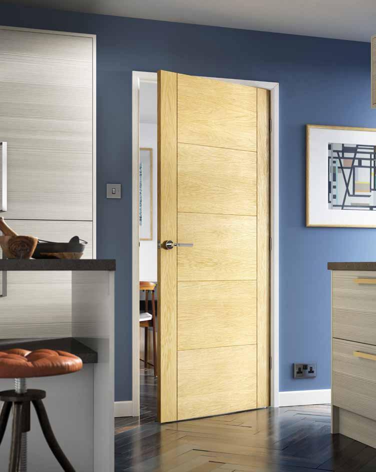 End of Line Limited Stock* Discontinued from 31st December 2018 Milano solid oak View our matching external doors on page 142.
