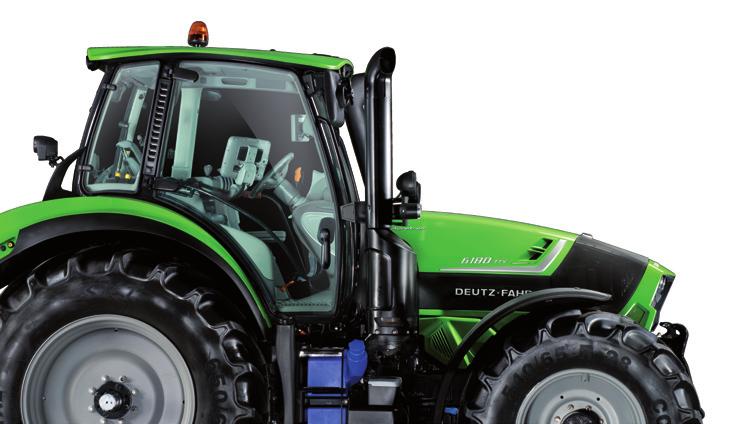 The operating status of the tractor is constantly controlled by three different multimedia devices.