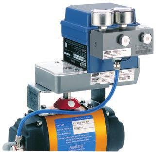 Electro-Pneumatic Positioner SRI986 Example for mounting on linear actuator Example for mounting on rotary actuator SRI986 - More than 1 Million applications worldwide Analog valve control with fast