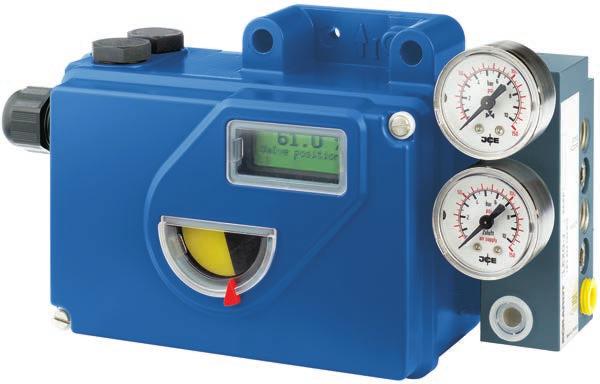 Intelligent Valve Positioner SRD991 Operation Enhanced EDD Example for mounting on rotary actuator Configuration SRD991 Intelligent Valve Control Intrinsically Safe (Ex ia) Easy to operate,