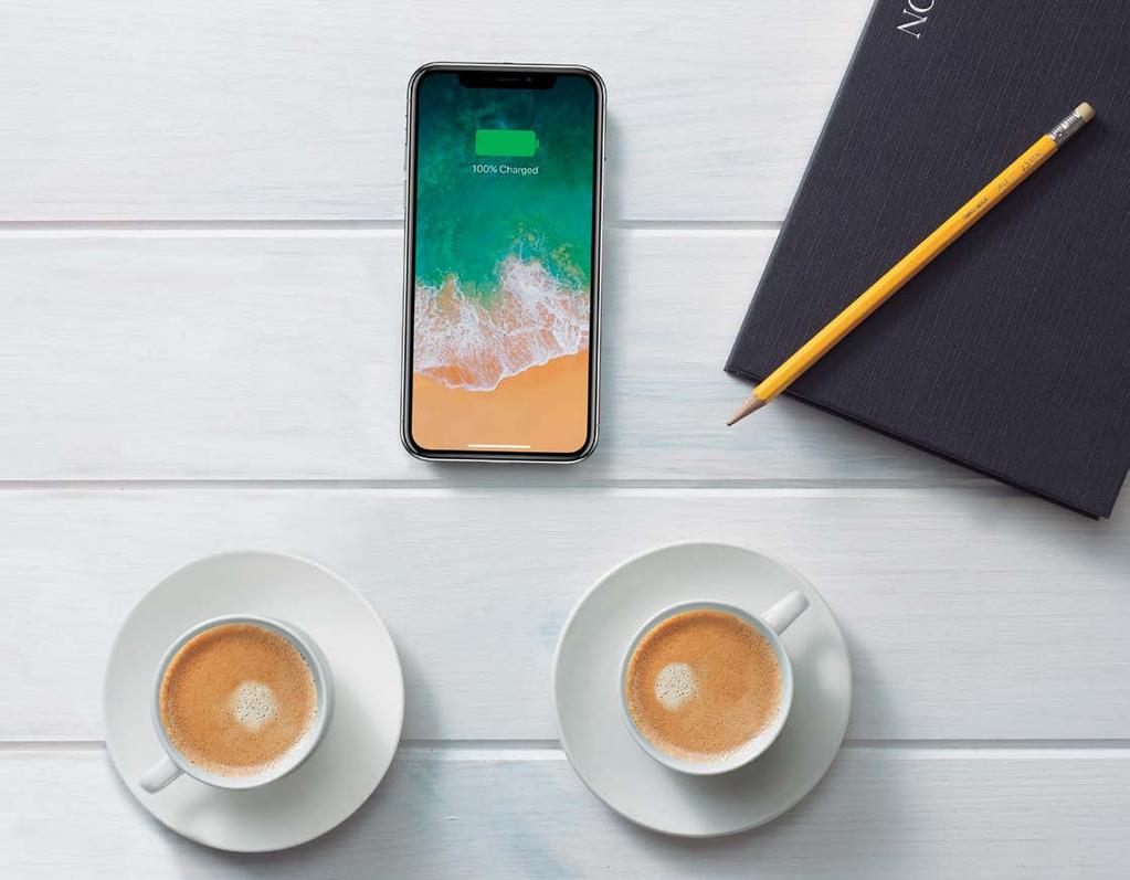 Fi80 VISIBLE AND INVISIBLE Qi FURNITURE WIRELESS CHARGER WIRELESS CHARGING minibatt Fi80 is the first dual charger with invisible & visible installation options - the king of versatility in the