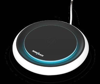 wireless charging, visualising the backlit charge zone without direct contact with the charger.
