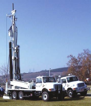 R o ta r y D r i l l i n g & C o r i n g E q u i p m e n t Truck, track and skid mounted rotary drill rigs are all part of Pitcher Drilling s range of equipment.