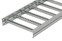construction, excellent corrosion resistance, and high strength-to-weight ratio. Aluminium cable ladder offers simple installation and low maintenance.